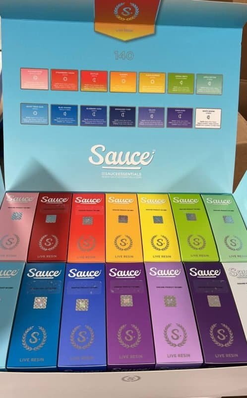 sauce-bar-wholesale - Sauce Essentials: Premium Disposable Vapes How to use Sauce Bar Disposable Vape Pens, live resin, Sauce bar, Sauce bars, sauce essentials, indica vs sativa vs hybrid, aloha express strain, aloha express, king kush, grandaddy purple, liquid diamond, sauce carts disposable